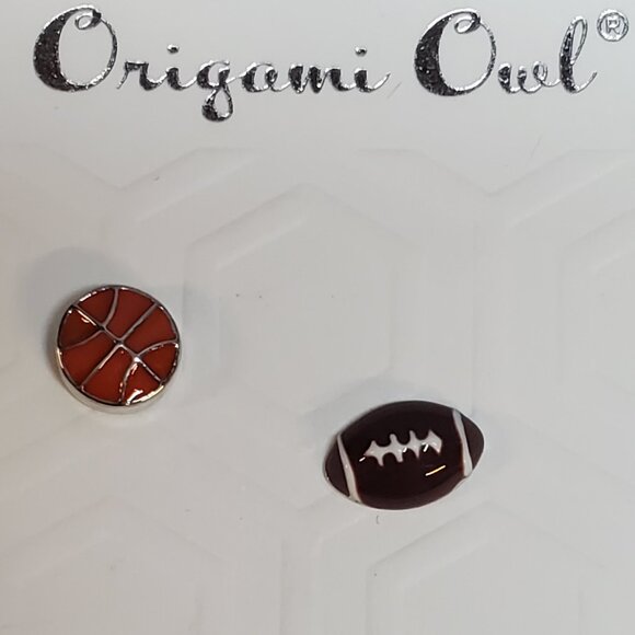 Origami Owl - Brand New Basketball and Football Charm Lot! Check the desciption - Picture 1 of 2